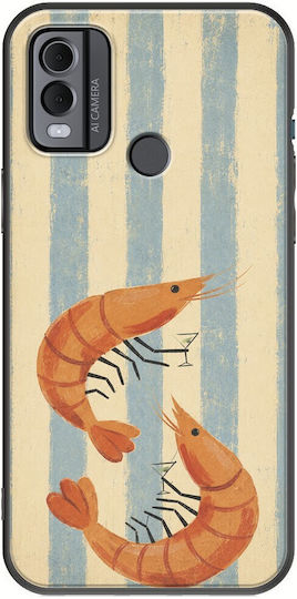 Husă Salt & Stripe Collection Tide Nokia C22 Negru TPU Siliconă