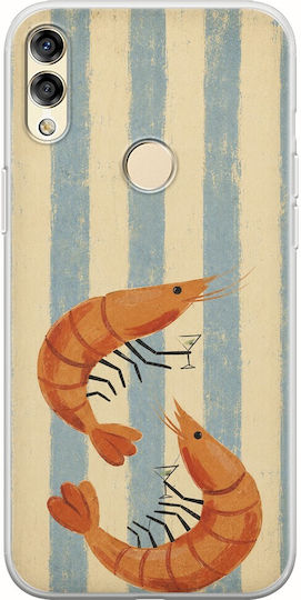 Salt & Stripe Collection Tide Huawei Honor 8X Flexible TPU Transparent Silicone Case