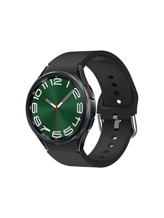 Sonique Silicone Strap Black (Galaxy Watch4/5/6...