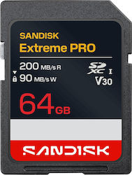 Sandisk Extreme Pro SDXC 64GB Geschwindigkeitsklasse 10 U3 Video-Geschwindigkeitsklasse UHS-I Sandisk Extreme Pro SDXC 64GB Geschwindigkeitsklasse 10 U3 Video-Geschwindigkeitsklasse UHS-I