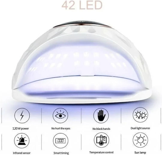 SPV Φουρνάκι Νυχιών UV / LED 120W Κόκκινο