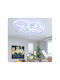 Lightplanet Plafonieră de Tavan 80cm Albă cu LED Integrat și Telecomandă