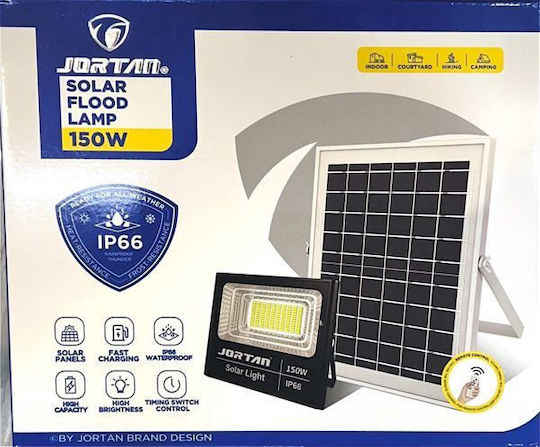 LED Solar Floodlight 150W with Remote Control IP66