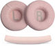 Planetink Sony MDR-ZX110 ZX100 ZX130 V150 V300 Planetink Earpads + Headband Pink 3 Pieces Replacement Ear Pads – Left Right Headband – PU Leather PL-SNZX110-HPI