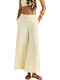 Women's High Rise Yellow Pantaloons