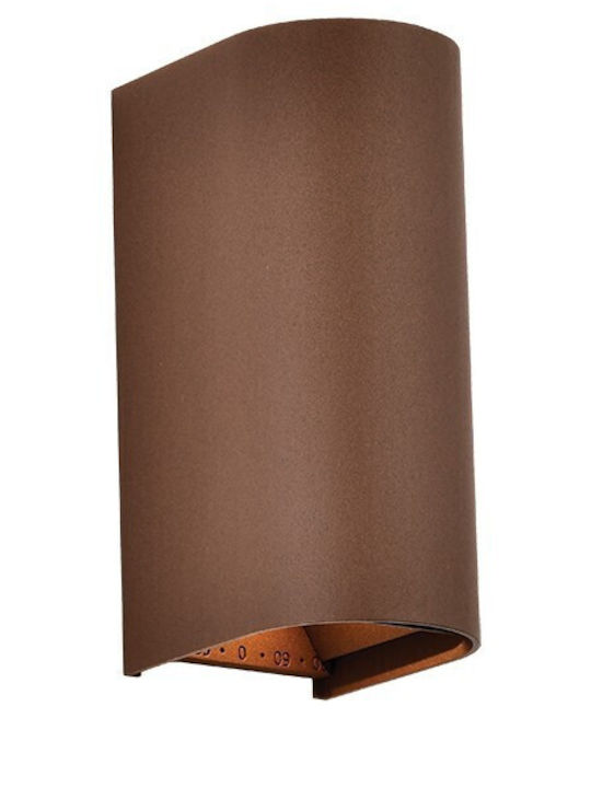 VK Lighting Wall-Mounted Outdoor LED Light IP65 With Warm White Double Beam