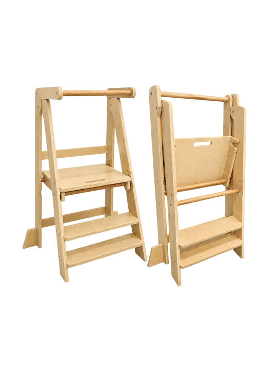 Learning Tower for Painting from Wood Beige