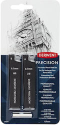Derwent Professional Lead Refills Erasers Mechanical Pencil Hb/2b 0.7 Mm 30 Pcs Set Black Derwent Professional Lead Refills Erasers Mechanical Pencil Hb/2b 0.7 Mm 30 Pcs Set Black
