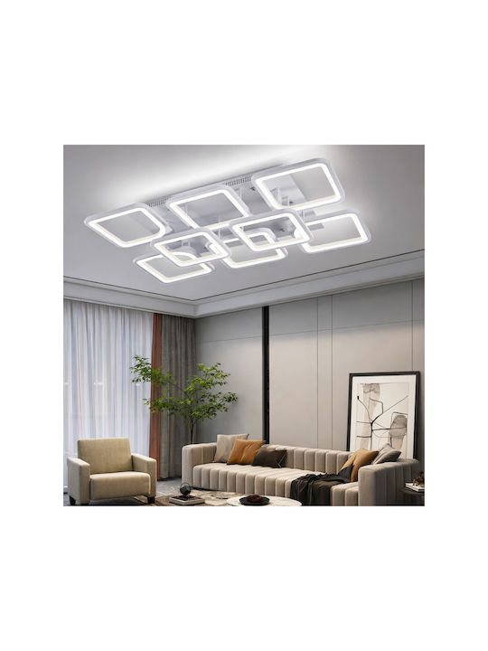 Lightplanet Plafonieră de Tavan Albă cu LED Integrat și Telecomandă
