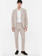 Trousers In Slim Fit Beige