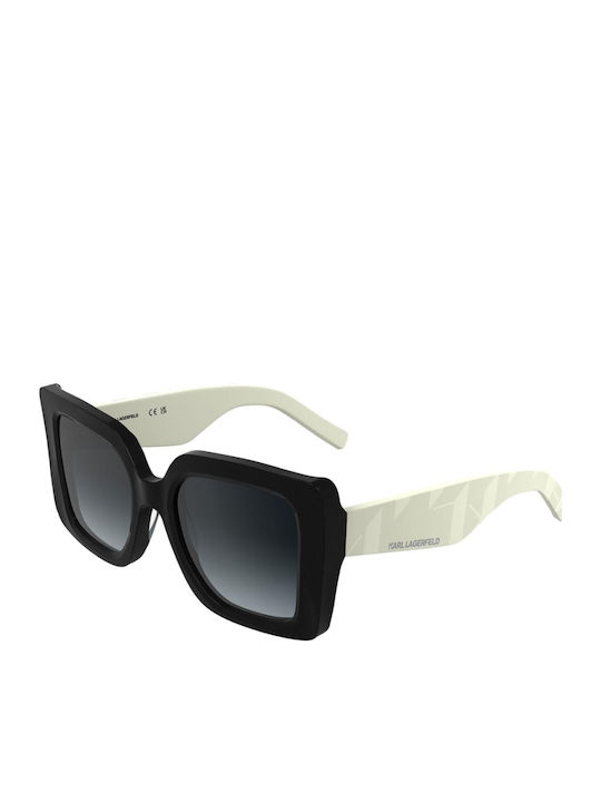 Karl Lagerfeld Ochelari de Soare Pentru Femei cu Ramă din Plastic Neagră și Lentile Negre