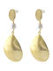 Loisir Single Gold Plated Earring with Pearls