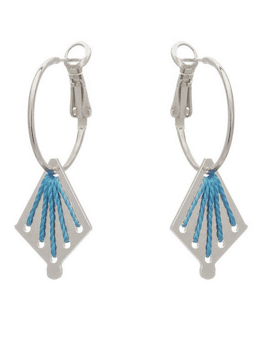 Kedima Dalia Silver Light Blue Earrings Kedima Dalia Silver Light Blue Earrings