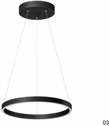 Slamp LED Висящо Тавано Осветително Тяло Черно