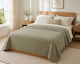 Single Hotel Pique Grey Blanket 160x240cm 6 Pieces