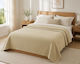Single Hotel Blanket Pique Brown 160x240cm 6 Pieces