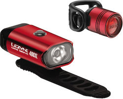 Lezyne Mini Drive 400 Xl Σετ Φώτα Ποδηλάτου