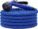 Avizar Expandable Garden Hose 30m Spray Gun Blue