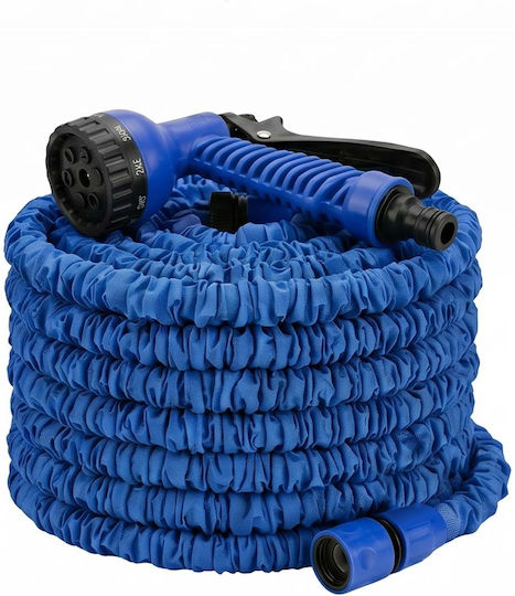 Avizar Ausziehbarer Gartenschlauch 22,5m Sprühpistole Blau