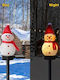 Solarer Schneemann Led Garten Weihnachtsdekoration Außenbereich
