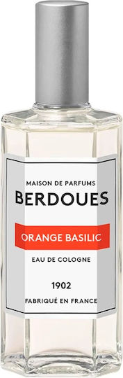 Berdoues Orange Basilic Eau De Cologne 125ml