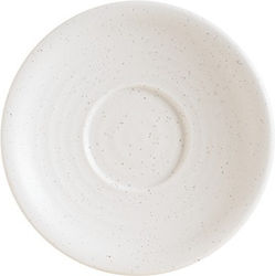 Premium Vitrified Cup Saucer Φ16cm Beige Liora Ripple Series Bonna Lrarpl02kt