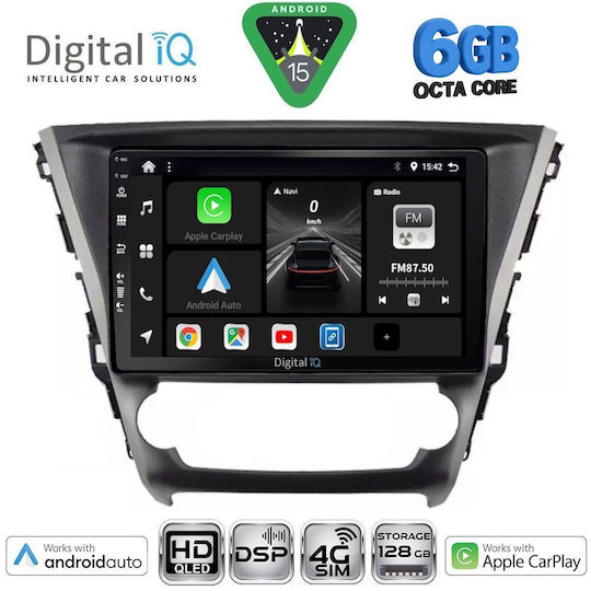Digital IQ Ηχοσύστημα Αυτοκινήτου για Toyota Avensis 2016-2019 (Bluetooth/USB/WiFi/GPS/Apple-Carplay/Android-Auto) με Οθόνη Αφής 10"