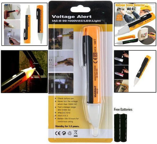 Voltage Tester AC with Measurement Range 90 - 1000V