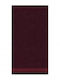 Zwoltex Rondo 30x50cm Burgundisches Badetuch Gewicht 450gr/m²