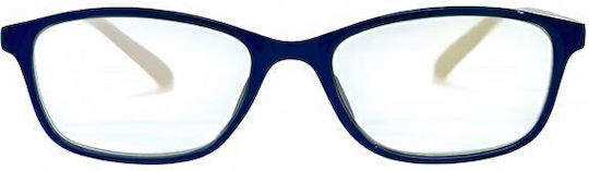 Frog Optical Lesebrillen +3.75 in Marineblau Farbe