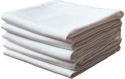 Meble odNowa Λευκά Είδη Εστιατορίου Λευκό 50x50cm 10τμχ