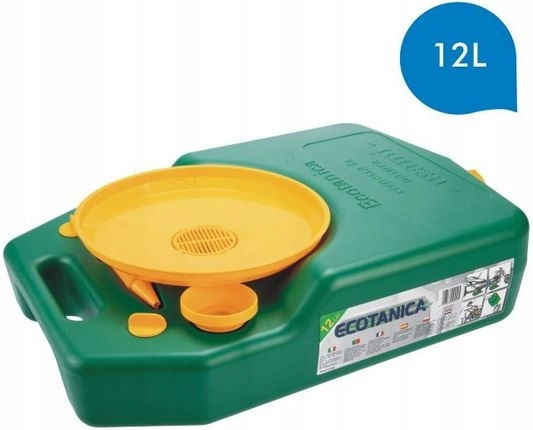 Canister Container Oil Tank 12l Ecotanica Strainer Funnel Pourer New