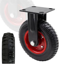 Roată Fixă Tubeless Metal Cauciuc Placă Solidă Spumă Cărucior