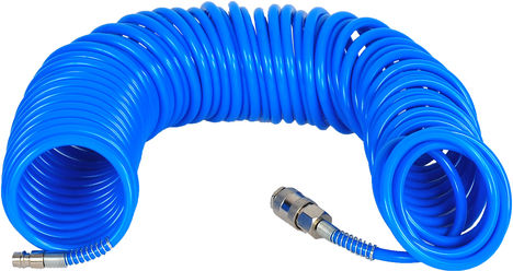 Furtun spiral pentru aer albastru Ø 5x8 mm 50 cm L030