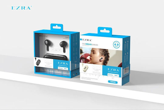Ezra TWS58 Earbud Безжични слушалки Акустики с Калъф за зареждане Черни