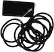 Azure Set 10 Pcs Black Small Thin Elastic 971405