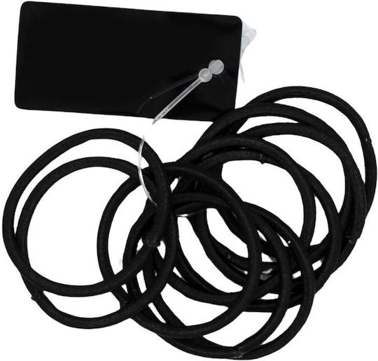 Azure Set 10 Pcs Black Small Thin Elastic 971405