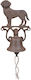 Cast Iron Dog Doorbell