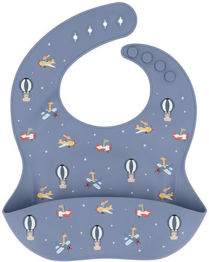 Tutete Waterproof Silicone Baby Bib for 6 m+