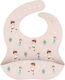 Tutete Waterproof Silicone Baby Bib for 6 m+