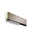 BetterHome Heavy Duty One-Way Curtain Track with Aluminum Mechanism in Bronze Colour 80cm MHB-521010-80