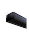 BetterHome Heavy Duty Two-Way Curtain Track with Aluminum Mechanism in Black Colour 80cm MHB-521003-80
