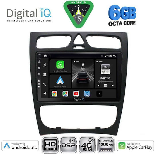 Digital IQ BXF 17402_CPAA 9 инчов мултимедиен таблет Mercedes C W203 модел 1999-2004