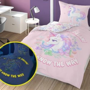 Detexpol Kinderbettbezüge Set Einzeln Glow In The Dark