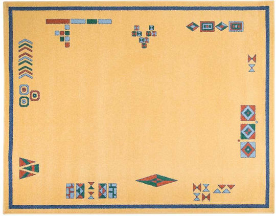 Synthetic Frize Rug 90-80 Yellow 140x190 Decostar Yellow