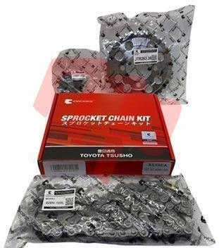 Chain Sprocket Kit Yamaha Crypton 105 Cworks Toyota Reinforced Chain 15t 37t 428h 100 Links