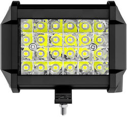 Μπάρα Led 72w Αυτοκίνητο Suv 24 Led Υψηλής Φωτεινότητας