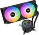 Armaggeddon A240 AIO CPU Liquid Cooling with 2 120mm Fans and ARGB Lighting