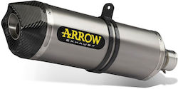 Arrow Exhaust Titanium Race-tech Carbon End Cap Short Honda X-adv 750 '25-'26 71985pkc.titanium Arrow Exhaust Titanium Race-tech Carbon End Cap Short Honda X-adv 750 '25-'26 71985pkc.titanium