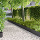 vidaXL Metal Garden Hedge in Black Colour 1m x ...